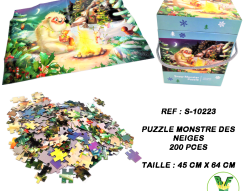 S-10223 - Puzzle monstre des neiges 200 pces