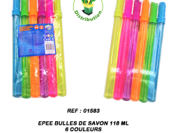 01583 - Epée bulles de savon 118 ml