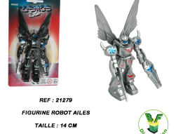 21279 - figurine robot ailes 14 cm