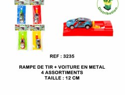 3235---rampe-de-tir--voiture-en-metal