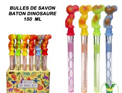 4959 - Bulles de savon bâton dinosaure 150 ml