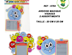 6754 - Ardoise magique visages