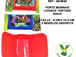 QE4642 - Porte monnaie licence Tortues Ninja