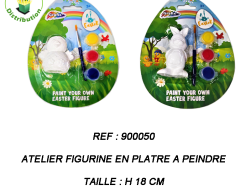 900050 - Atelier figurine en plâtre à peindre