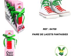 64709 - Paire de lacets Fantaisies