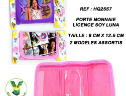 HQ2557 -- Porte monnaie licence Soy Luna