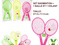  5101 - Set badminton + 1 balle et 1 volant