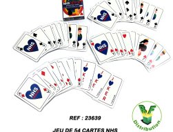 23639 - Jeu de 54 cartes NHS