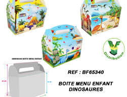 BF65340 - boite menu enfant dinosaures