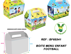 BF65341 - boite menu enfant football