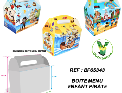 BF65343 - boite menu enfant pirate