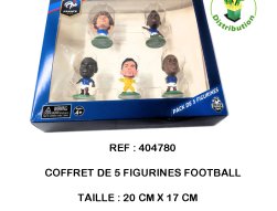 404780 - Coffret de 5 figurines football