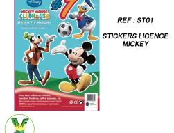 ST01 - Stickers licence Mickey