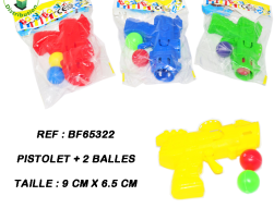 BF65322 - Polybag pistolet + 2 balles